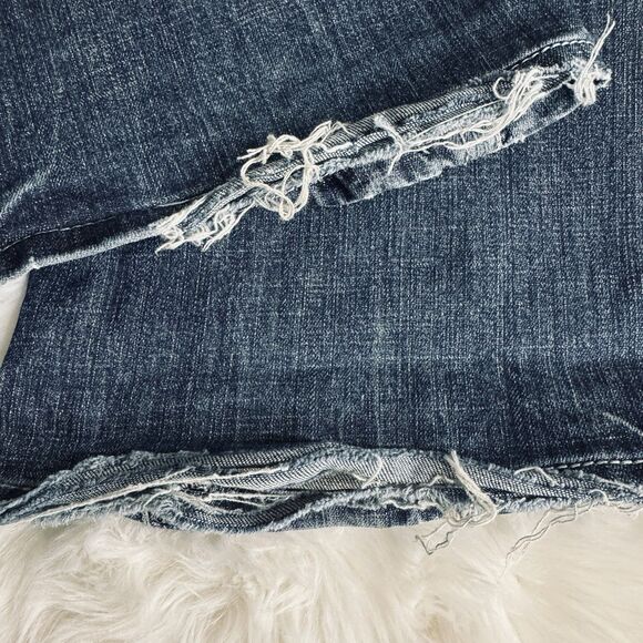 Vanity Dakota Low Rise Flared Jeans 30 (36x31) Hemmed Blue Denim Womens - Picture 6 of 9